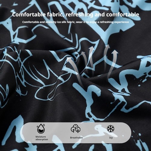 Copricapo estivo protezione solare traspirante seta ghiaccio sport ciclismo} - Foto 6 di 19