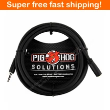 PIG HOG SOLUTIONS PHX35-10 HEADPHONE EXTENSION CABLE, 3.5MM 10FT - New