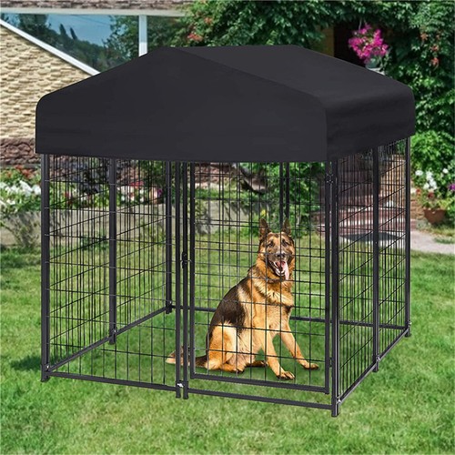 Extra Large Welded Wire Dog Kennel Pet Playpen Outdoor Heavy Duty Dog Crate Cage - Picture 3 of 12