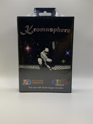 Kromasphere Sega Genesis/Mega Drive BRAND NEW CIB Clamshell SRAM Edition
