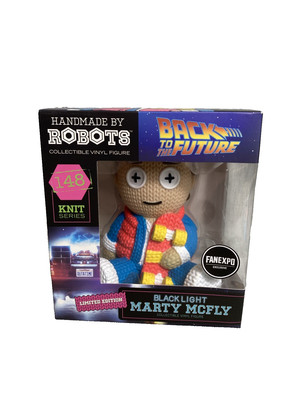 Handmade By Robots Marty McFly Black Light FANEXPO Limited Edition Knit series