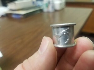 Vintage Cow Jumping Jump Over The Moon Piece Napkin Ring Or Sewing Thimble Piece