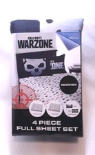Call Of Duty WarZone- 4 Piece Full Size Bed Sheet Set Microfiber Brand New