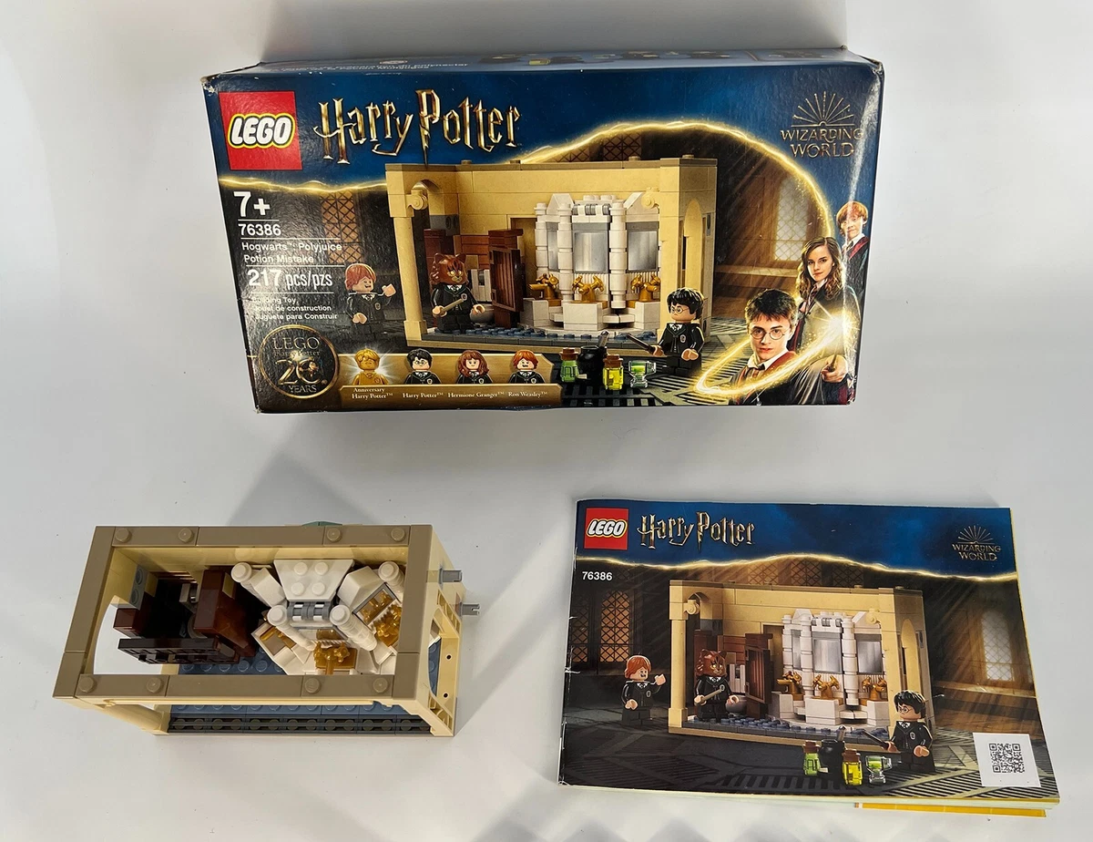 Lego Harry Potter 76386 Hogwarts: Polyjuice Potion Mistake Set 100%  Complete