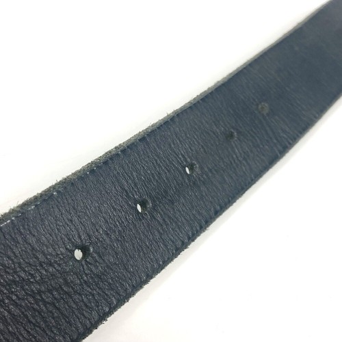 GUCCI 493949 GG logo buckle snake Accessories belt Leather Black/Gold - Picture 8 of 11