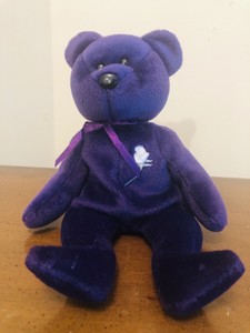 1997 1st edition princess diana beanie bear