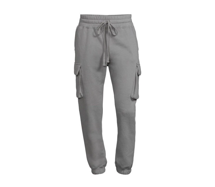 No Boundaries Men's Tapered Leg Cargo Jogger SweatPants,Gray, Stretch, 2XL  NWT