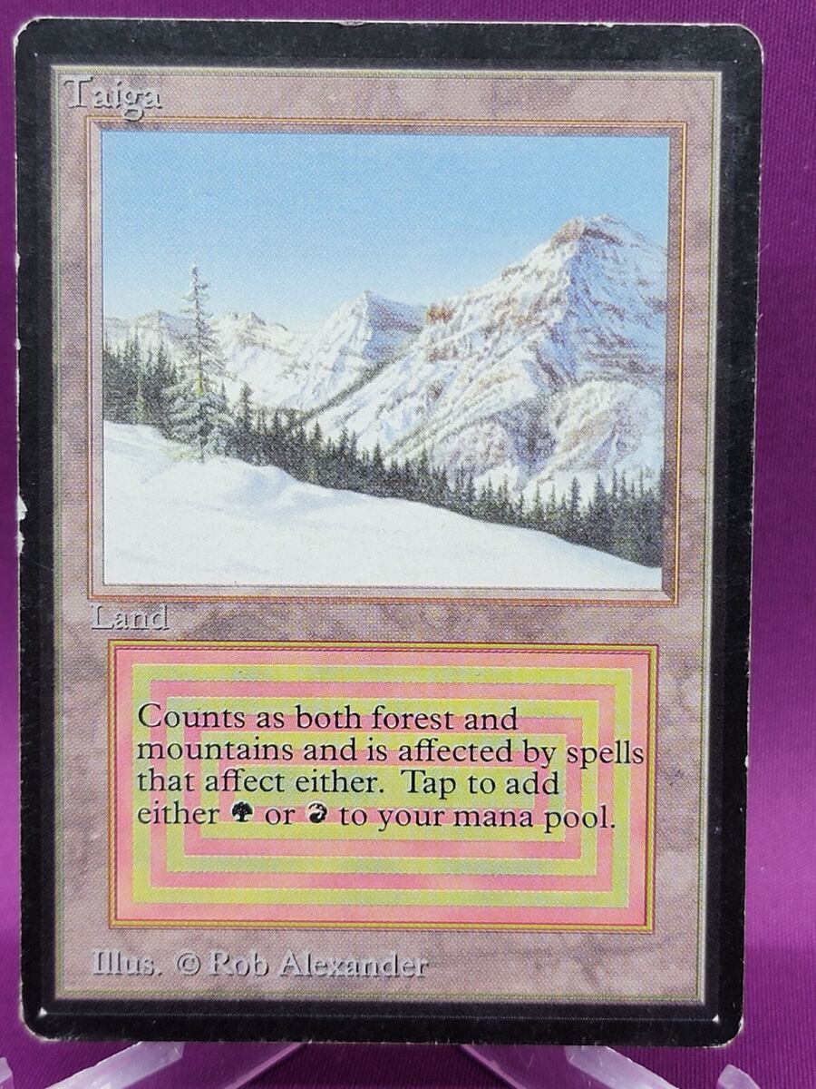 MTG/Taiga/LEA/希少 - 土地 MTG/Taiga/LEA/希少 - 土地