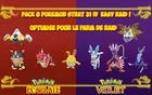 Pokemon Ecarlate / Pokemon Violet : pack 8 Pokemon shiny strat 6 IV 31 pour raid