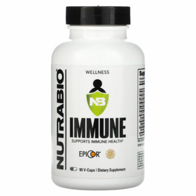 Nutrabio NB Wellness Immune Supports Immune Health Non GMO, 90 Veggie Capsules