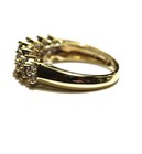 10k yellow gold 1.10ct SI2 H diamond wedding anniversary ring band 3.4g 7 — photo 3