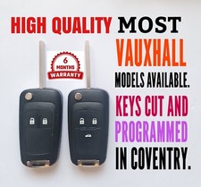 Most Vauxhall Car Hi Quality Remote Control Key Fob Cut & Programmed In Coventry