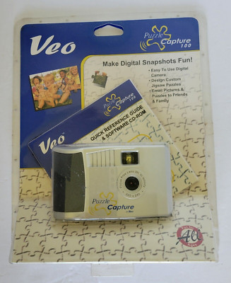 Veo Puzzle Capture 100 Digital Camera, w/ CD Software & Instructions - UNOPENED