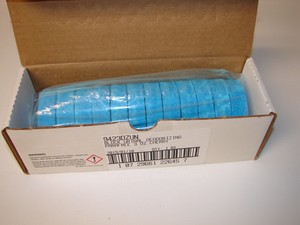 Urinal Deodorizer Block 3 oz Parafree Cherry Fragrance Blue dye, 12
