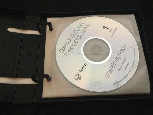 Diamond Dogs Turquoise Days by Alastair Reynolds (2015 audiobook on CD) LIKE NEW - Picture 3 of 4