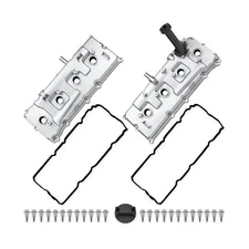 MITZONE Upgrade Aluminum Valve Covers kit Compatible with 2004-2016 Nissan Ar...