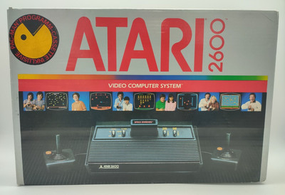 Atari 2600 Videospiel Konsole Video Computer System + OVP (Getestet)