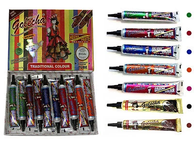 Golecha Farbige Hennapaste-Tuben á 25g - Klinisch getestet