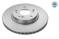 2X Meyle 31-15 523 0065/PD Bremsscheibe FüR Honda
