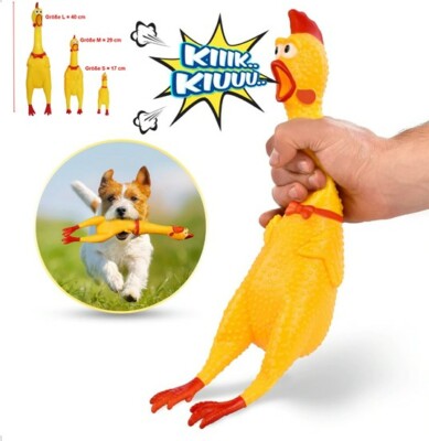 Spaiges Hundespielzeug Quietsche SCHREI HUHN zum Toben 3 Gren zur  Auswahl | eBay.de