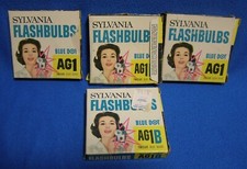 38 Sylvania Blue Dot AG1 and AG1B Flashbulbs