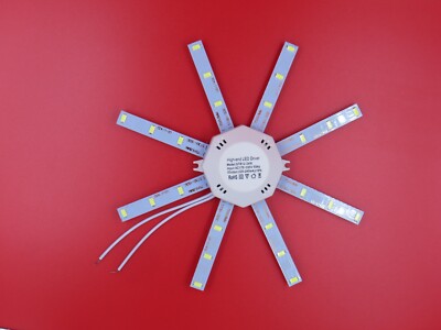 LED Octopus 24 LEDs 12V  Beleuchtung Deckenlampe Magnet Licht Hobby 