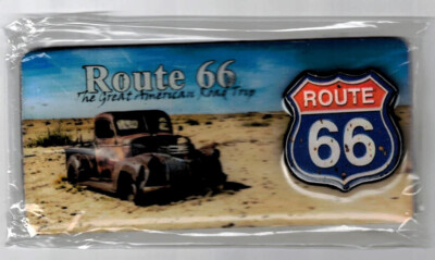 NOSTALGIC-ART-Kühlschrank-Magnet-ROUTE 66-The Great American Roeadtrip- NEU/OVP