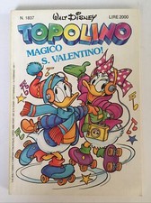 Topolino n.1837 Magico S.Valentino Disney 1991 ottimo