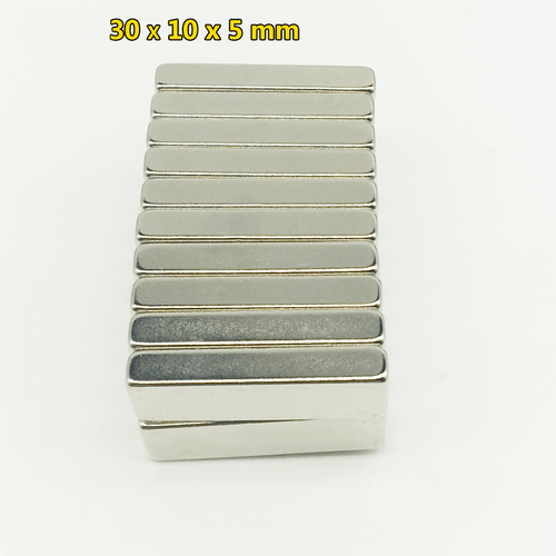 5-50pcs 30x10x5mm Strong Cuboid Rare Earth Neodymium refrigerator Block Magnets - Picture 2 of 3