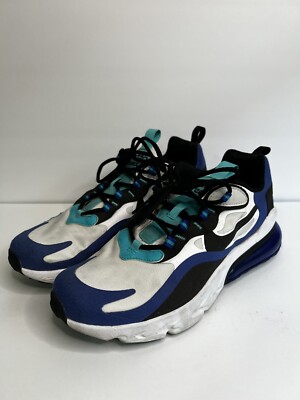 Nike Air Max 270 React White Purple Green BQ0103-105 6.5 Youth Sneaker