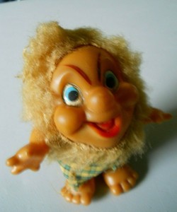 troll doll with beard
