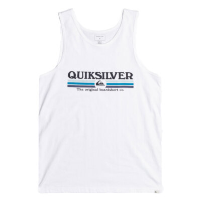Quiksilver Lined Up Tank White Tanktop - ärmellos Herren