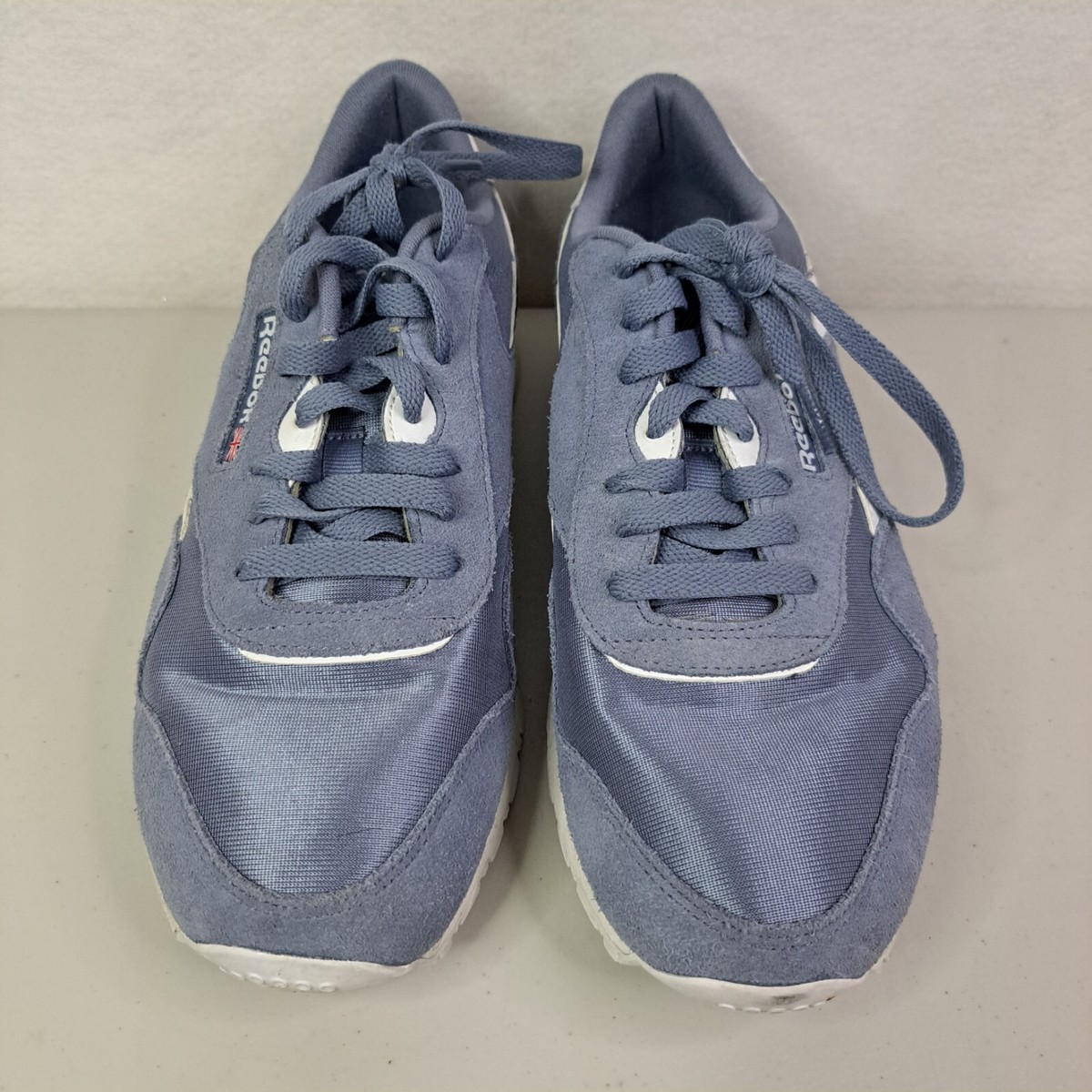 Reebok Men CL Nylon Running Shoes, Indigo/White Size 9 Reebok Classic CL Nylon Men Running Shoe Athletic Sneakers  main image 2