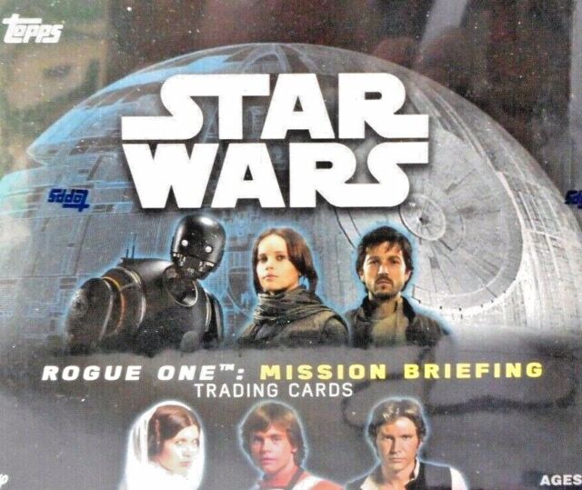 TOPPS STAR WARS ROGUE ONE-MISSION BRIEFING FACTORY SEALED BOX | eBay
