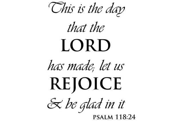 This Is The Day Psalm 118 24 Vinyl Decal EBay