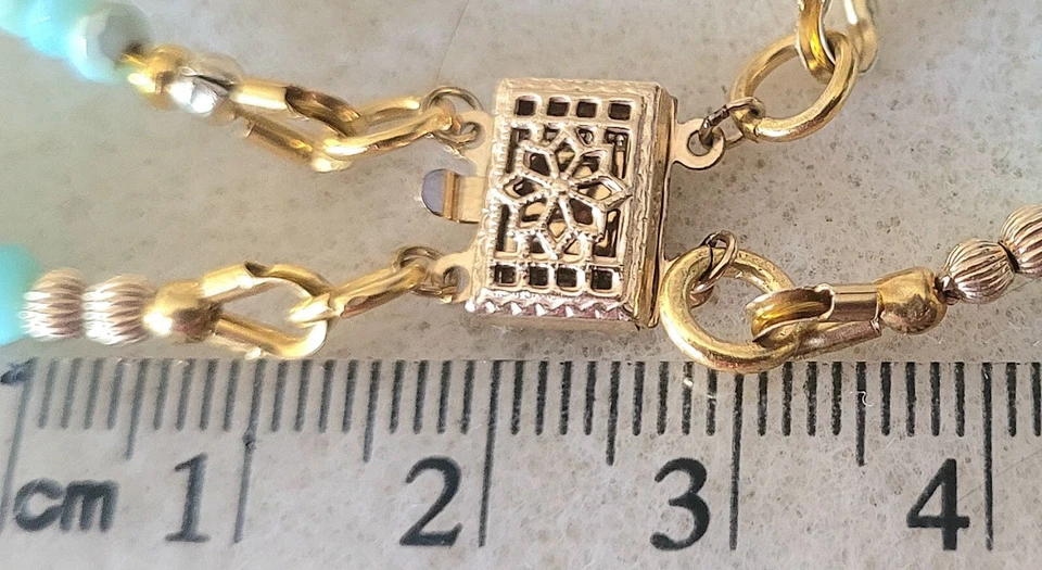 Pretty Handmade Opal, Neon Apatite And Crystal Double Stranded Bracelet - Image 3 of 4