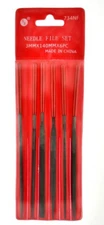 Sona Enterprises 6pc Needle File Set, Fine Cut (3mm x 180mm) - 734NF