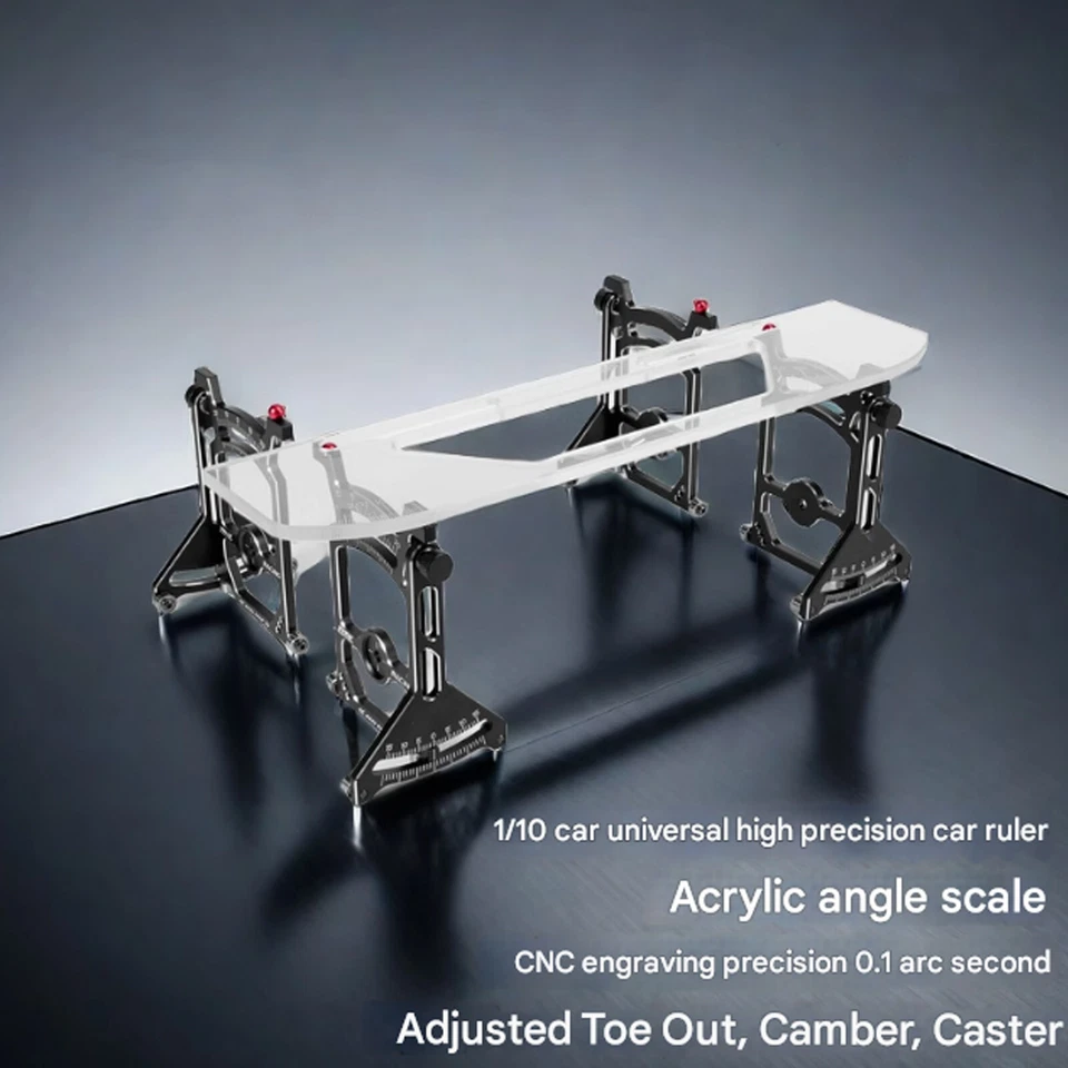 Chassis Setup System For 1/10 1/12 On Road RC Car from Rotor Ron w/Carry Case - Image 2 of 4