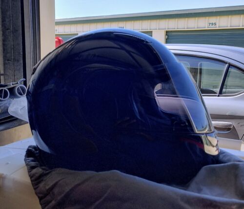 DOT CL-Max Black Glossy Motorcycle Helmet with Tinted Face Shield Size Large - Picture 5 of 12
