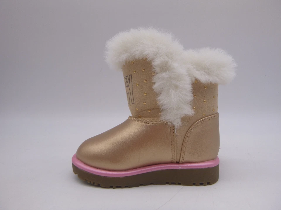 Juicy By Juicy Couture Lil Perris Toddler Gold Boots Size 5 NWOB - Image 3 of 4