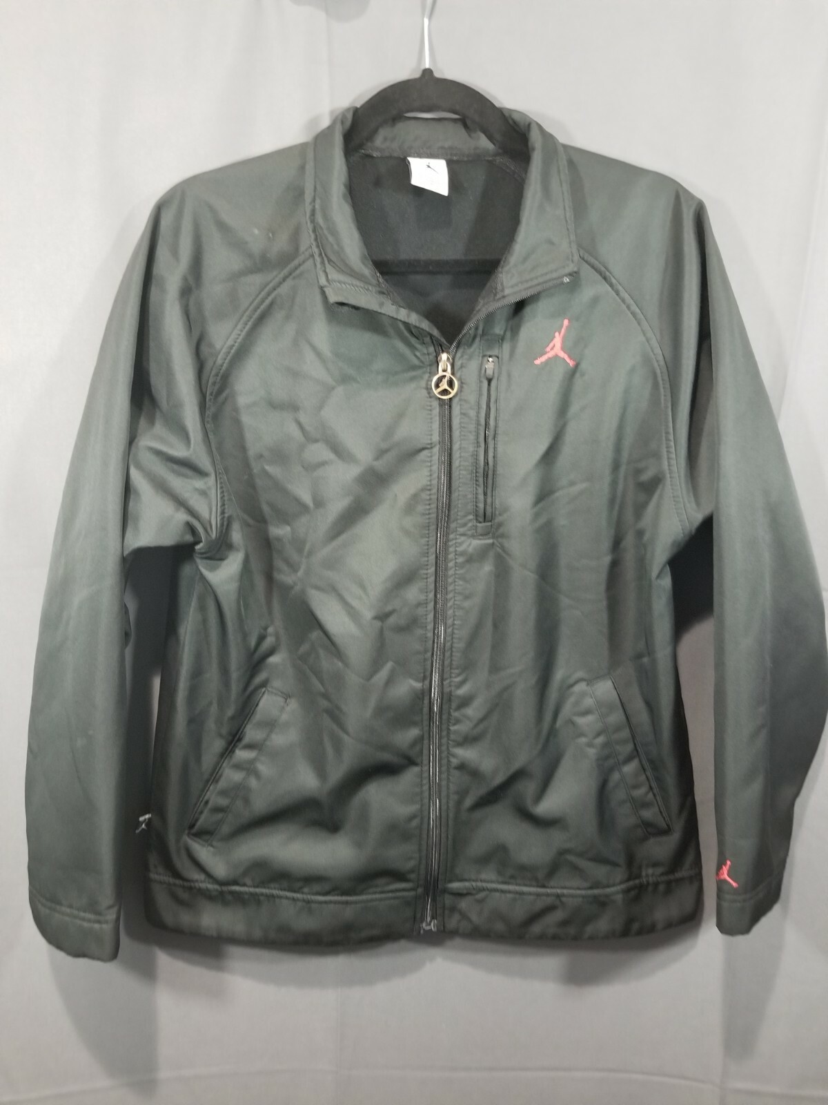 Nike Air Jordan Track Jacket Boys L Black