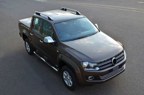 Aluminium Roof Rack Rails Side Bars Set To Fit Volkswagen Amarok (2010-2021) - Picture 4 of 5