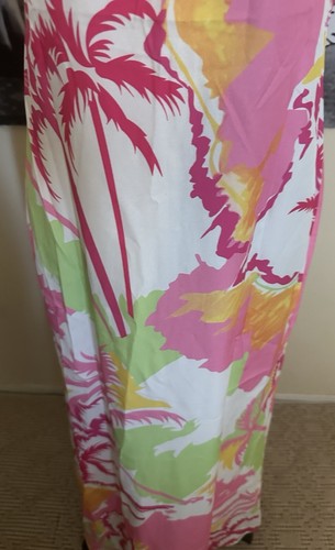 Vacation Fun Beach Palm Tree Pink Summer Dress - Picture 3 of 6