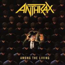 ANTHRAX AMONG THE LIVING GUITAR TAB TABLATURE BOOK METALLICA MEGADETH SLAYER