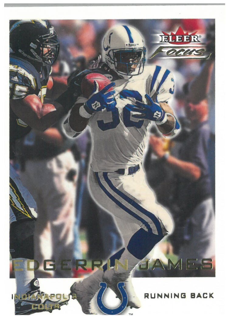 2000 FLEER FOCUS EDGERRIN JAMES #142 INDIANAPOLIS COLTS