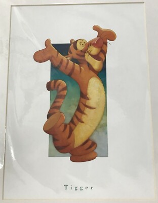Disney Winnie The Pooh's ''Tigger'' Bruce McGaw Graphics Lithograph Print