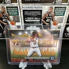 2024 Topps Bowman Chrome Top 100 Prospects Garret Forrester Pirates  #BTP-92