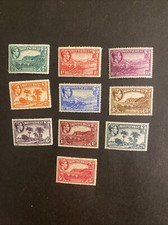 Montserrat 1938 Definitive Short Set Mint With Hinge Remains Or Better.