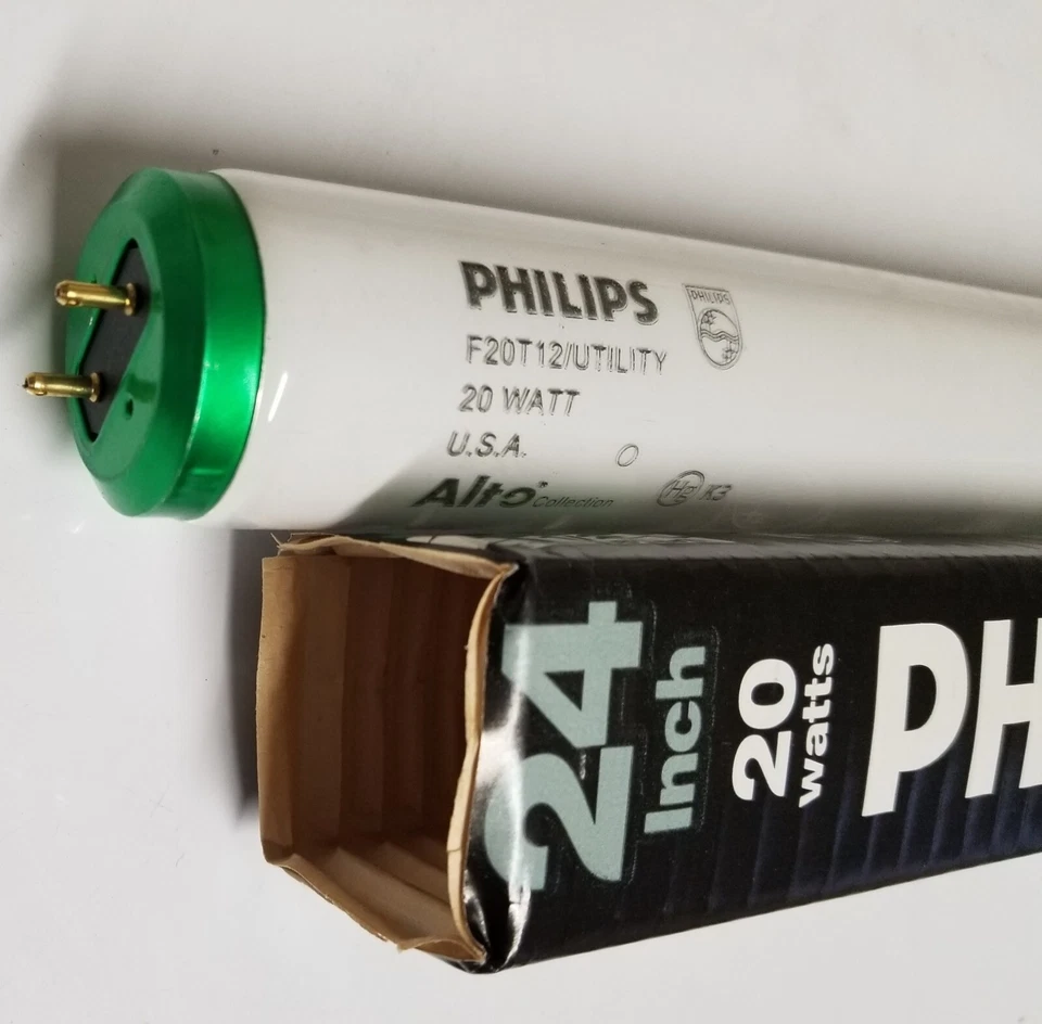 NEW BOX OF 6 PHILIPS COOL WHITE PLUS ALTO F20T12 20-WATT 24 INCH LIGHT BULBS - Image 4 of 4