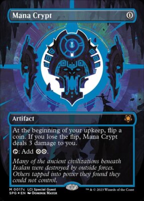 [1x] Mana Crypt (017c) - Foil - Borderless Near Mint, English Special Guest MTG 